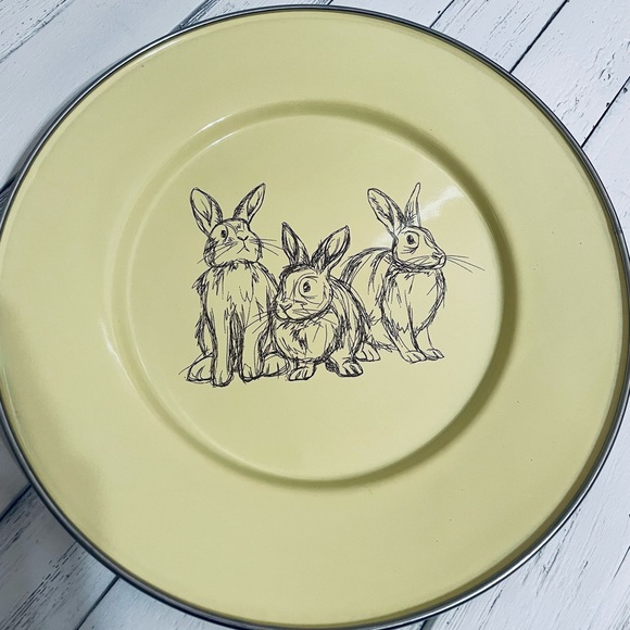 Golden Rabbit Beatrix Potter Peter Rabbit plate - Picture 2 of 5